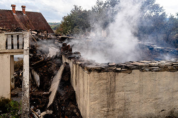 Professional Emergency Fire Cleanup technician working in Clinton, NJ